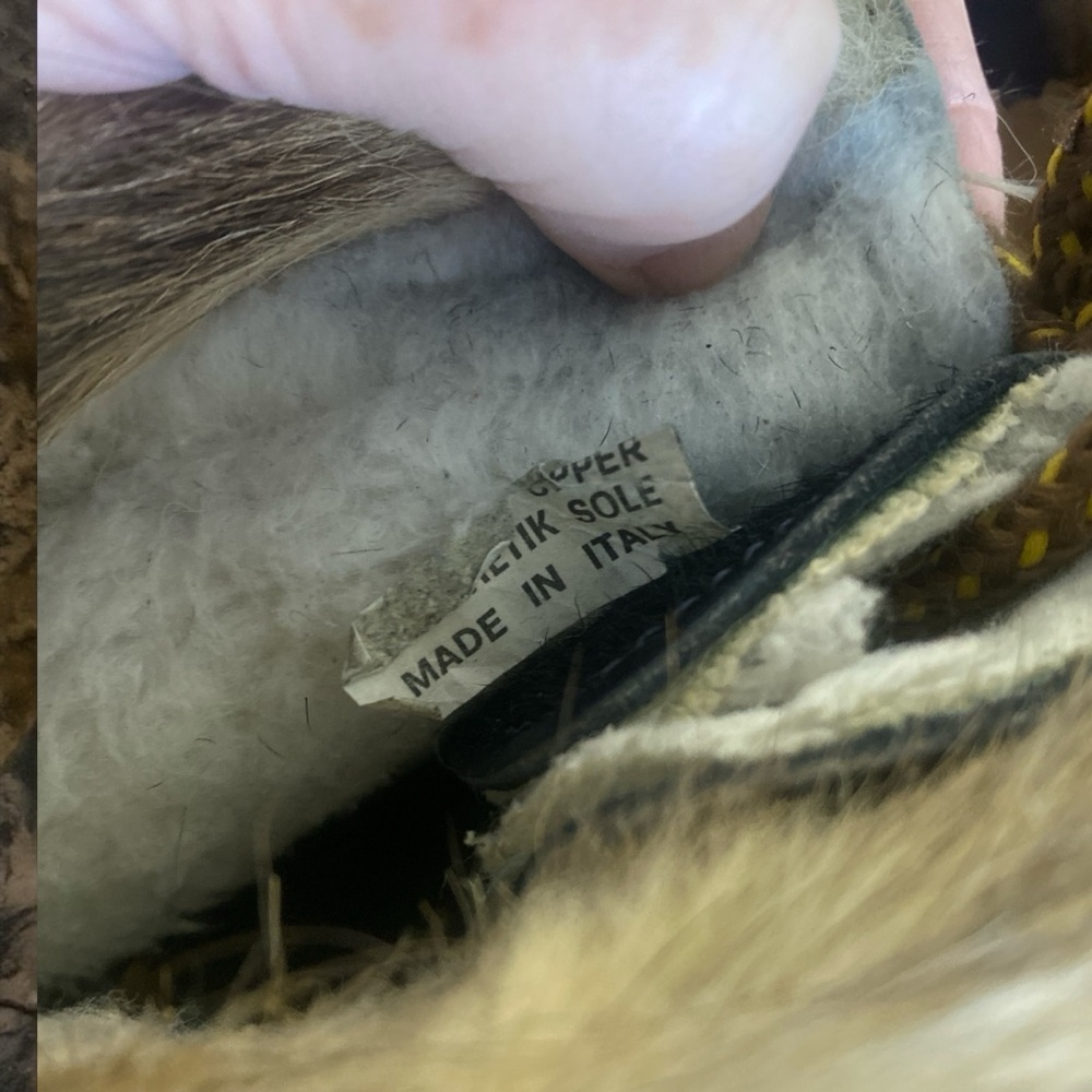Oscar Sport Women’s Alesia Fur Boots Size EU 40 - US 9 Brown leather/black + fur - Picture 9 of 9